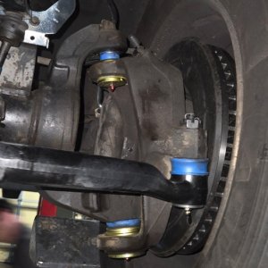 Front suspension and tie rod with new joints installed